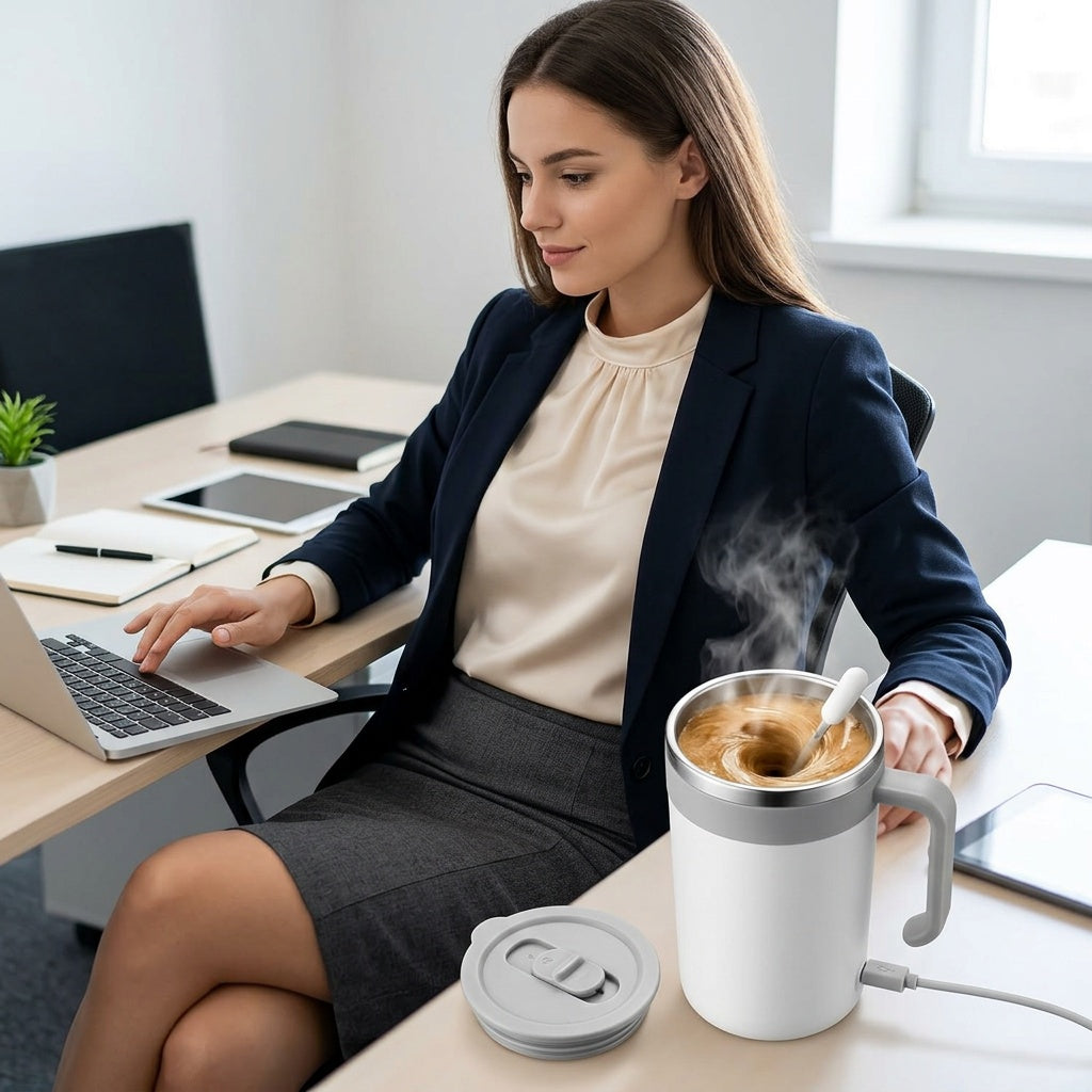 The desk worker who kept forgetting to stir